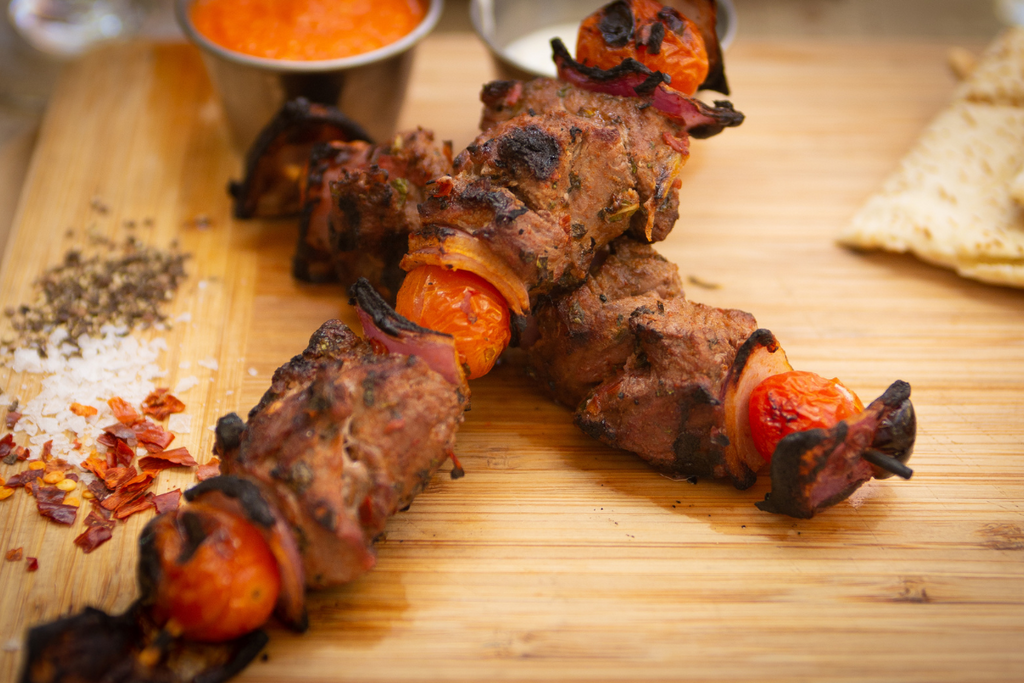 lamb and apricot kebabs with curry marinade