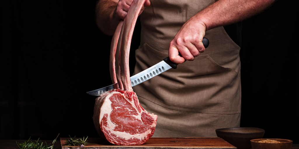 butcher bloc mauritius butcher cutting tomahawk steak