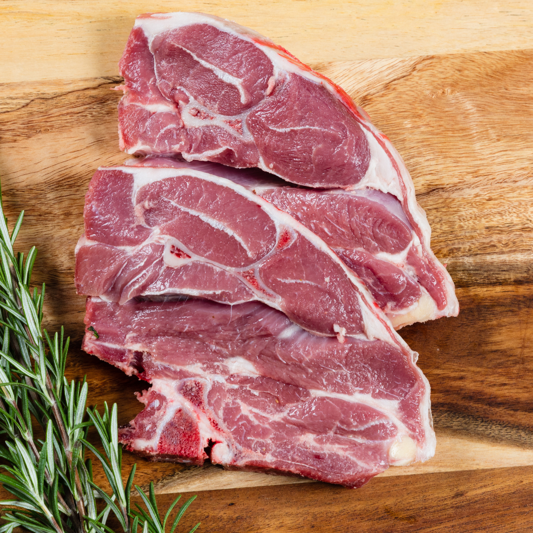 Portioned Lamb Shoulder Chops Cut - The Butcher Block Mauritius