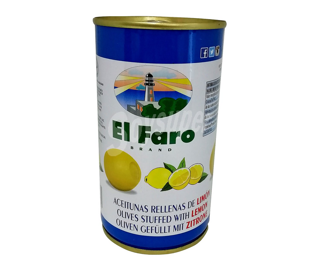 El Faro Green Olives Stuffed with Lemon - Sides & Salads - The Butcher Block